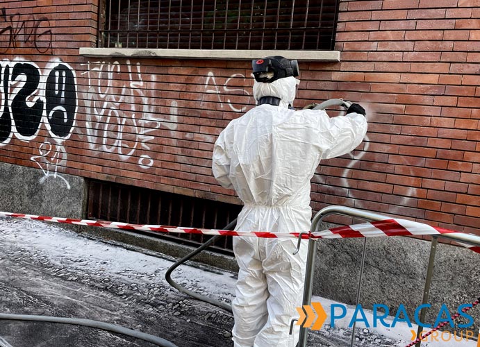Preventivo pulizie condominiale Milano: pulizia graffiti