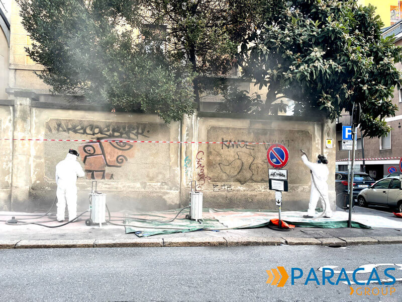  Pulizia facciate Milano: rimozione graffiti il servizio di Paracas Group