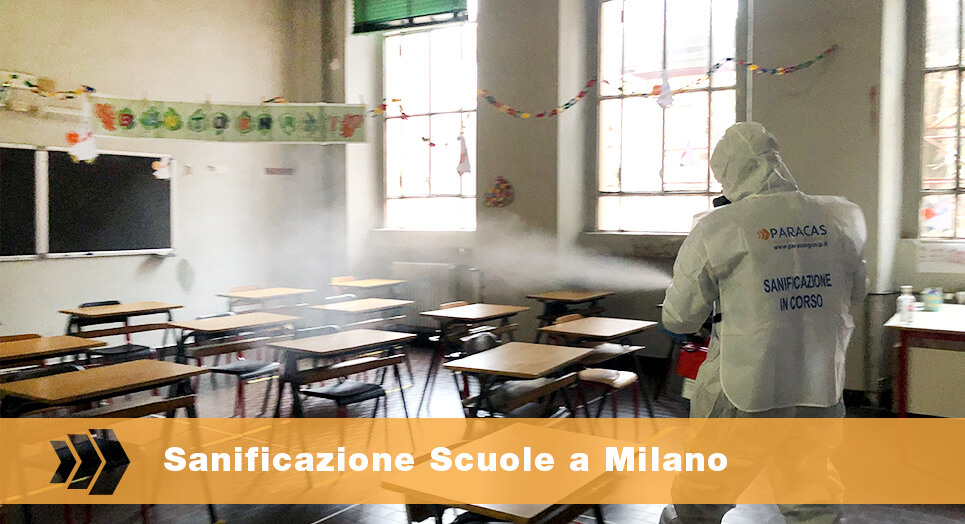 Sanificazione Scuole a Milano: Paracas Group in Prima Linea