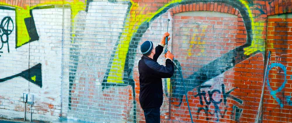 Servizio di rimozione graffiti professionale