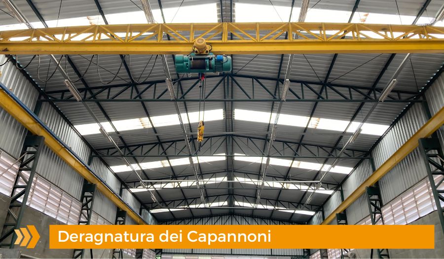 Deragnatura dei capannoni Paracas Group