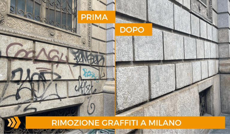 rimozione graffiti a Milano